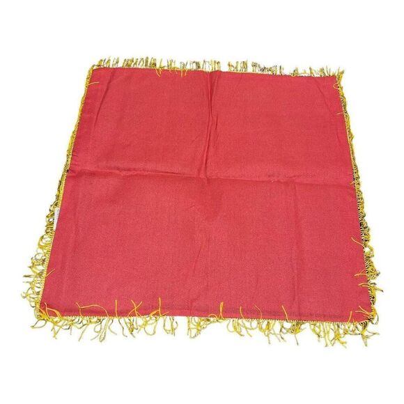 Set Of 2 Military Black Velvet Nurnberg-Furth Germany Throw Pillow VTG Fringe - Picture 5 of 6